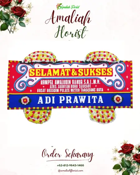 Papan Bunga Ucapan Selamat Cabang Abung Raya